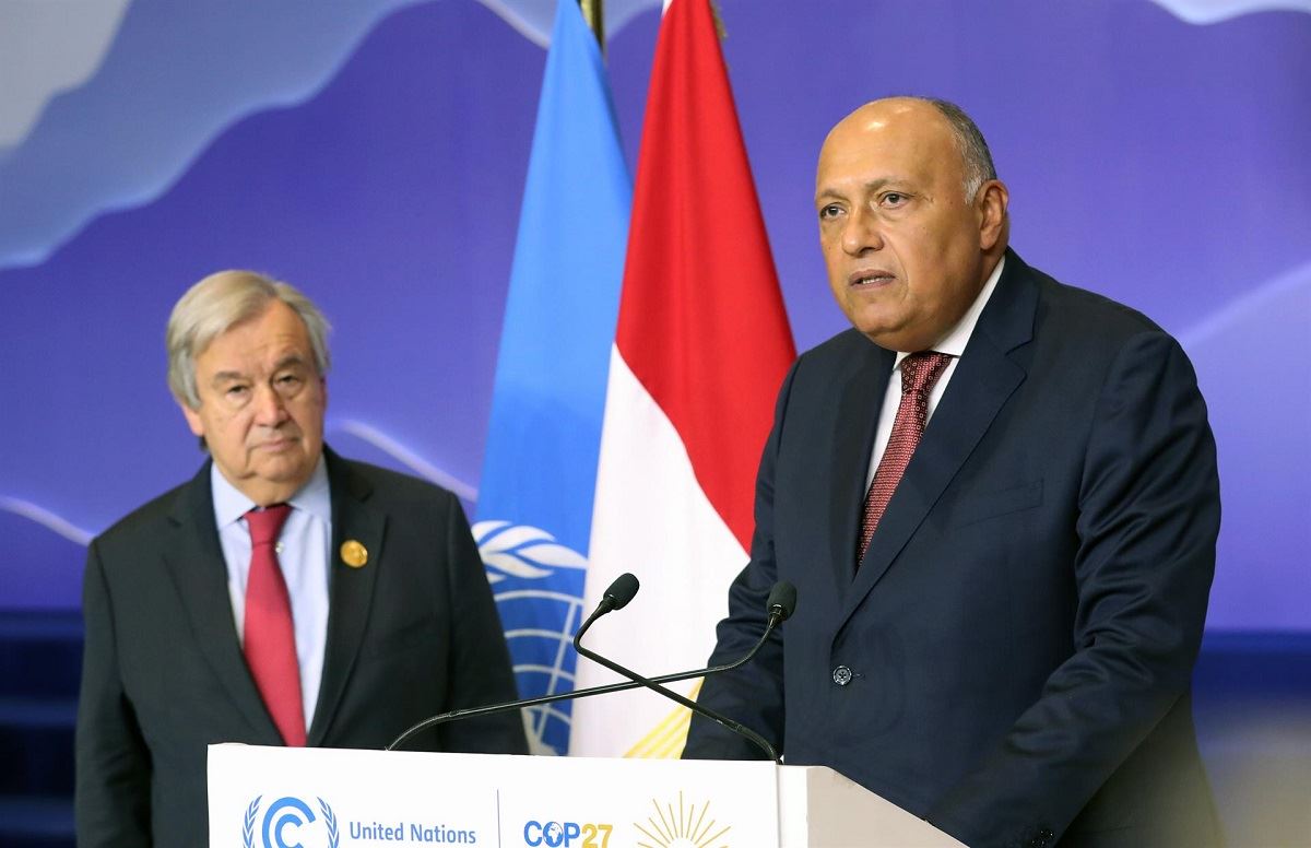 Sameh Shoukry presidente de la COP27. Foto: EFE