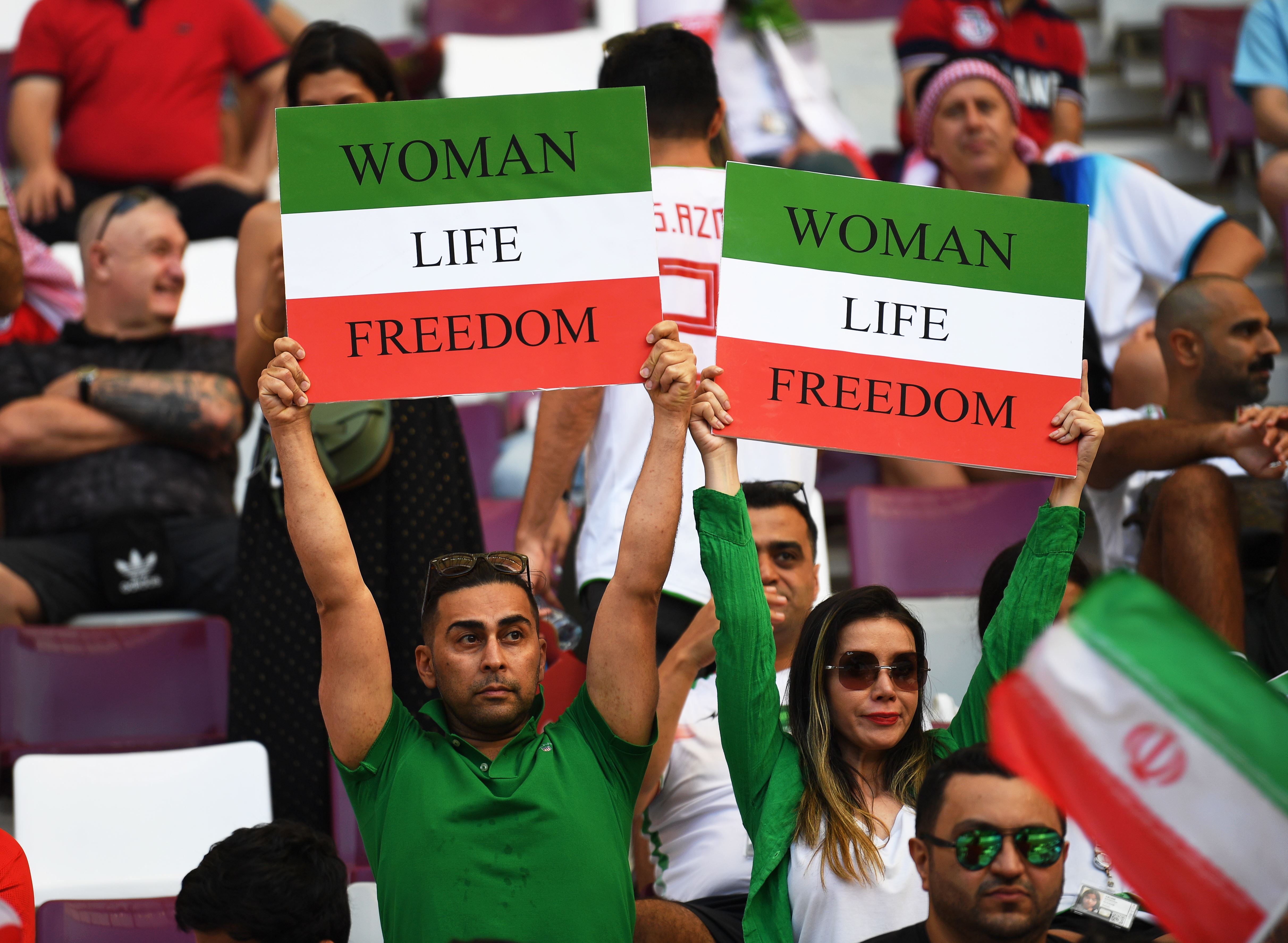 QATAR-MUNDIALA-INGALATERRA-IRAN-PROTESTA-EFE