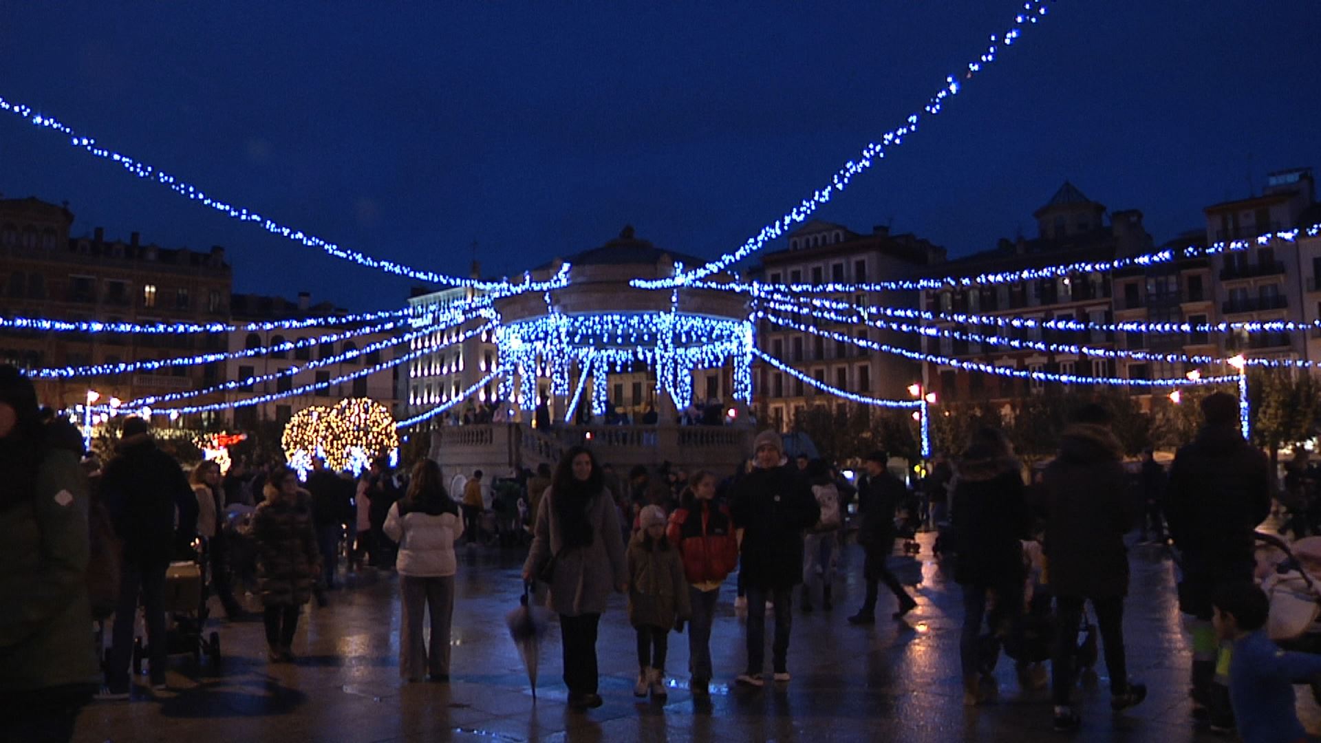 Luces de Navidad en Pamplona