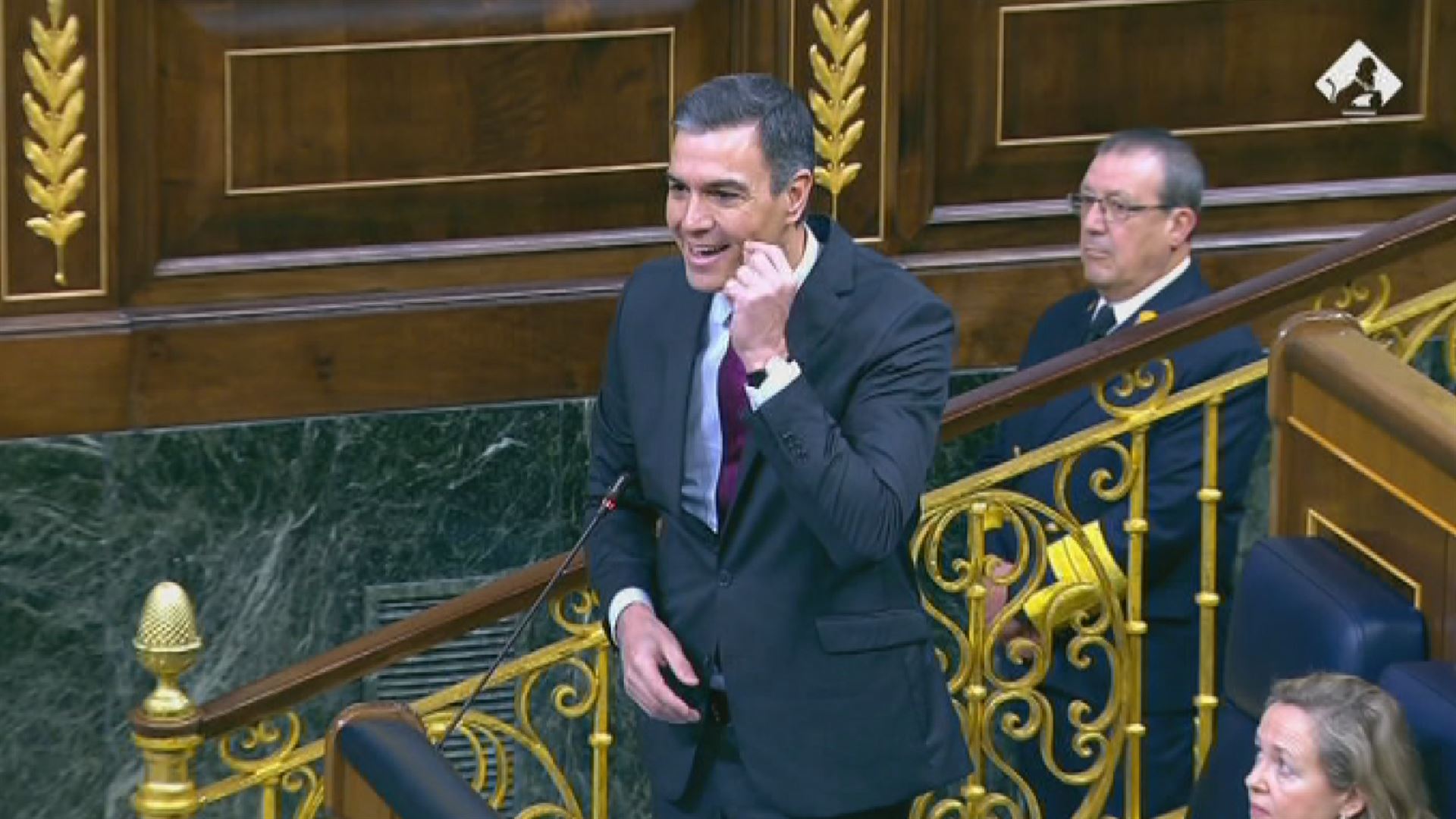 Pedro Sánchez. Imagen obtenida de un vídeo de EITB Media.