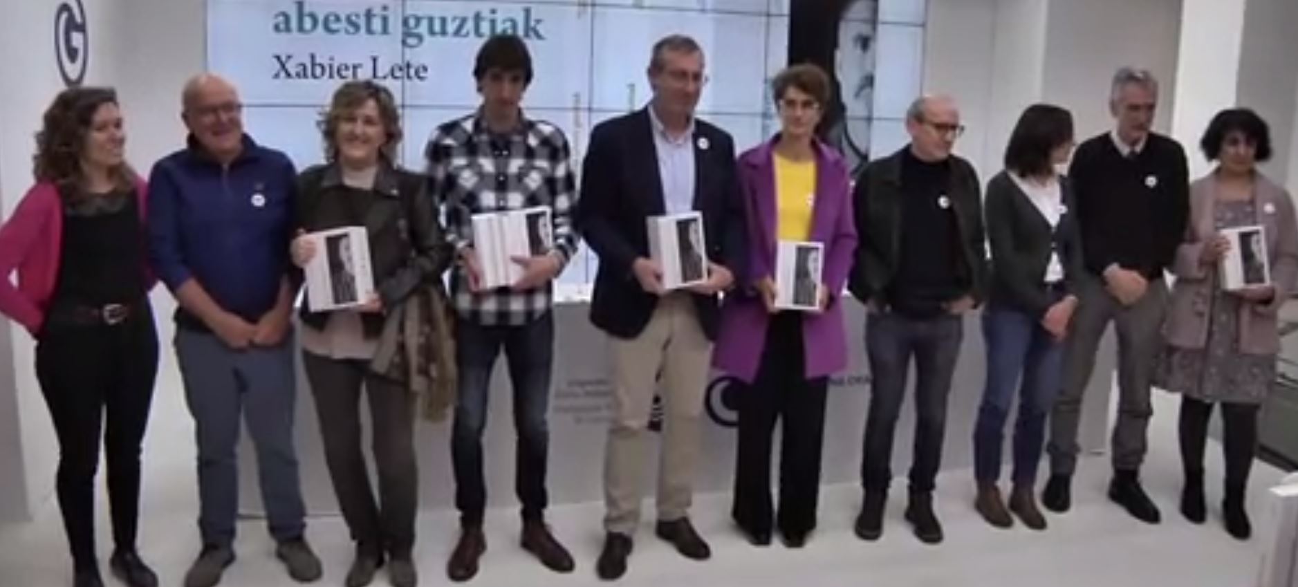 La obra ha sido presentada este jueves. Foto obtenida de un vídeo de EITB Media.