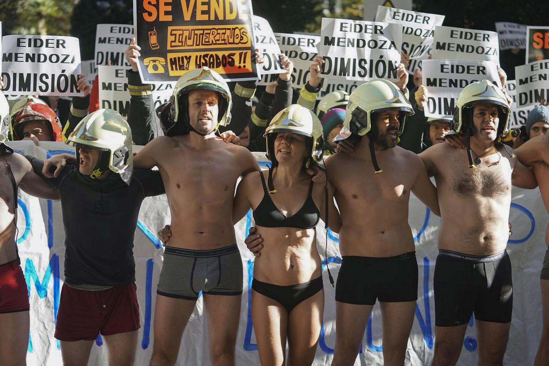 Bomberos de Euskadi. Foto: EFE