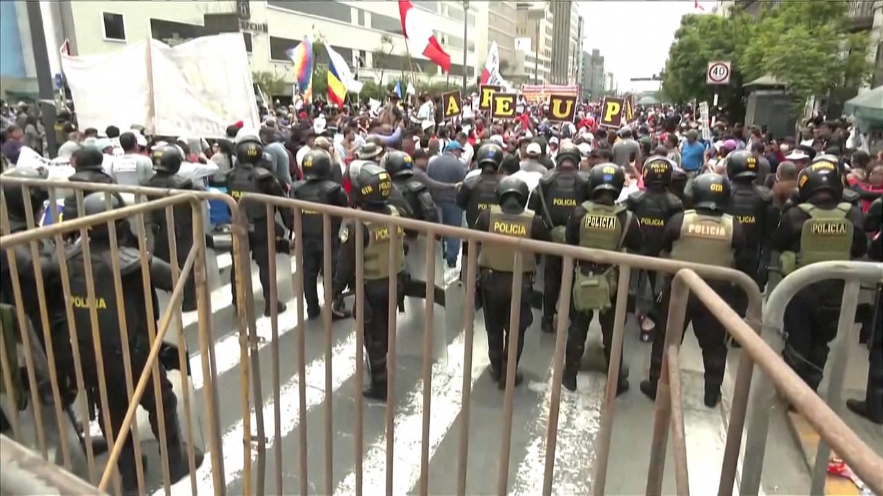 Manifestaciones en Perú