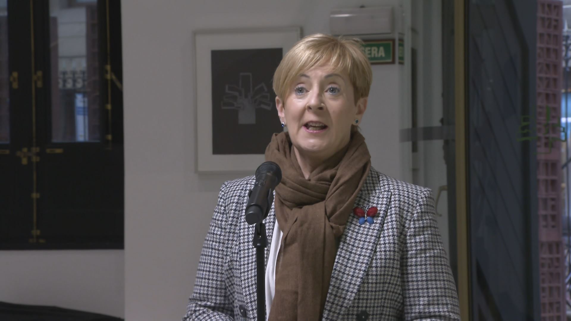 Arantxa Tapia. EITB Mediaren bideo batetik ateratako irudia.