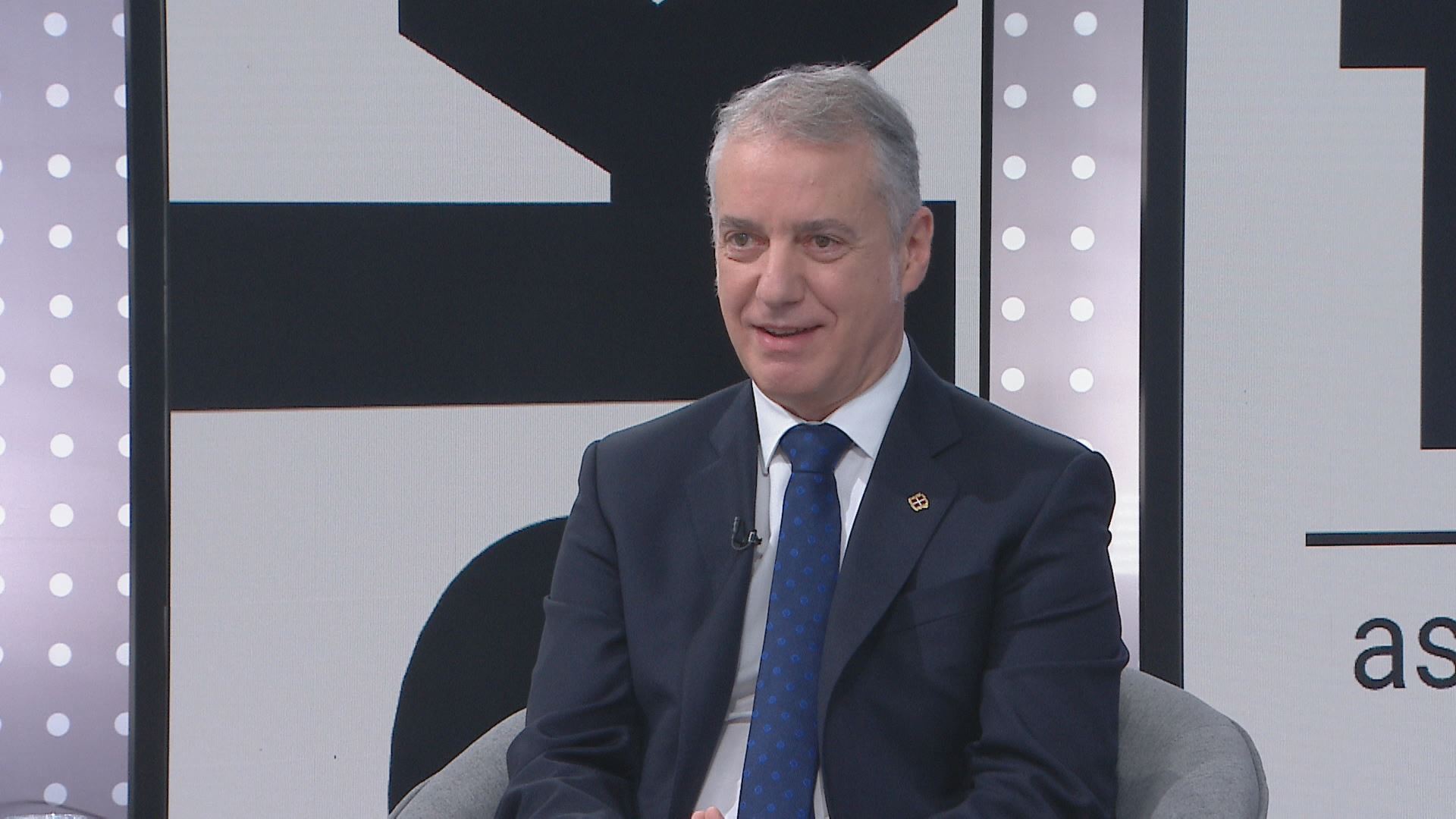Iñigo Urkullu. EITB Mediaren bideo batetik ateratako irudia.