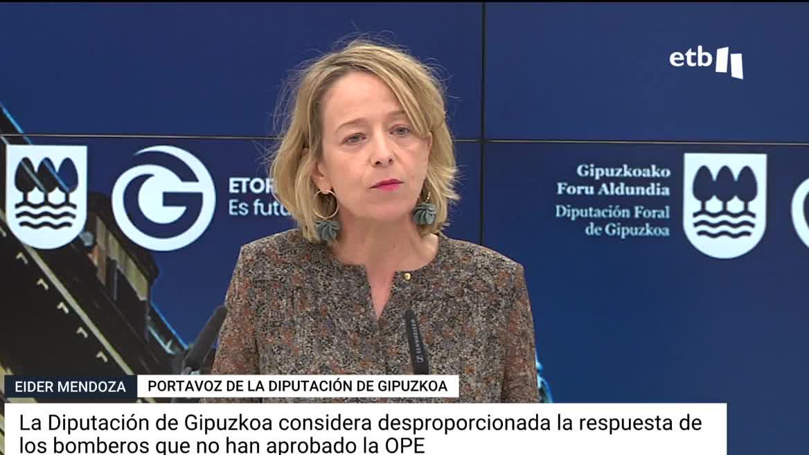 La portavoz de la Diputación, Eider Mendoza, ha señalado que el desacuerdo con una decisión no puede llegar "al ámbito familiar".