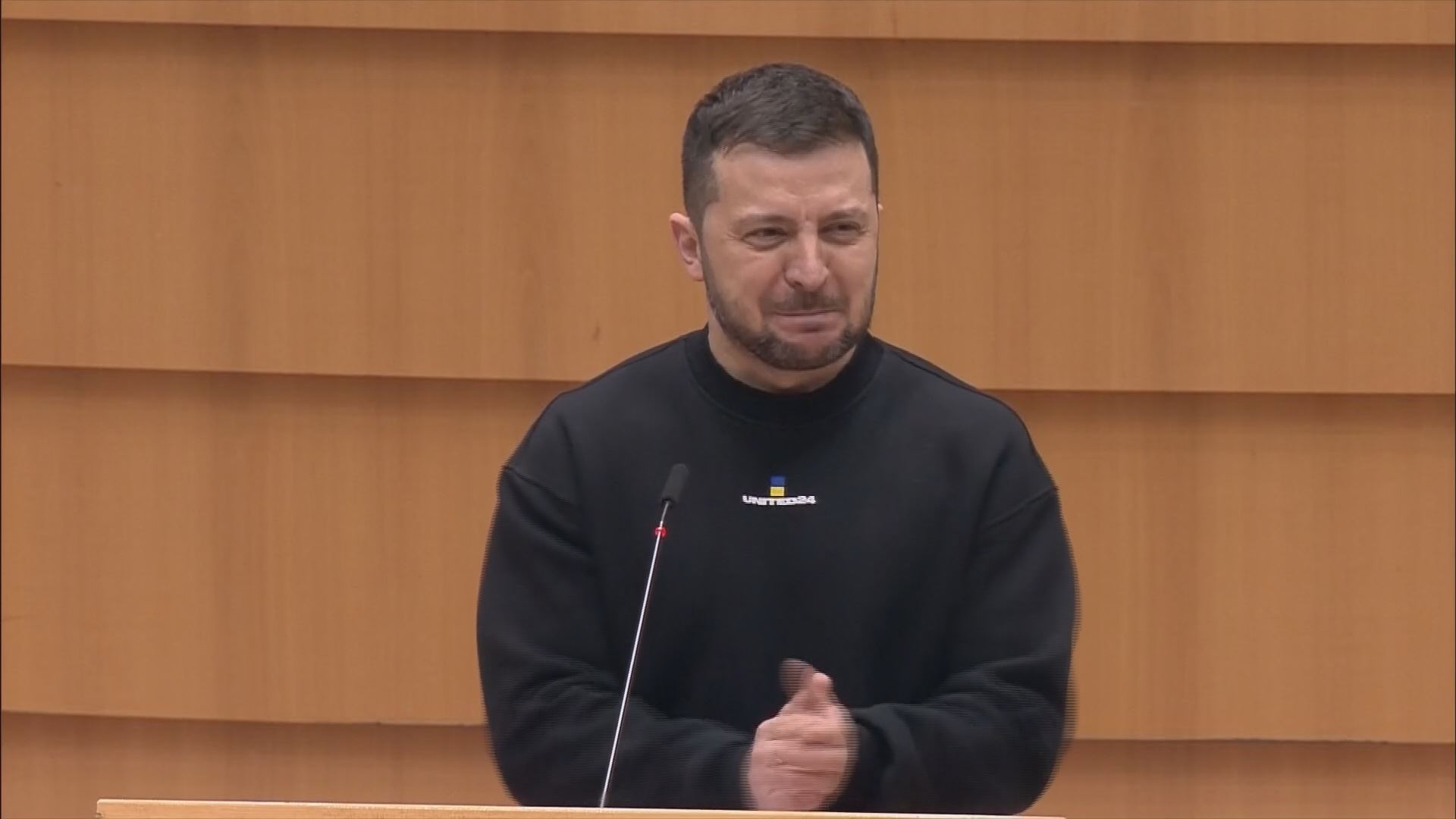 zelenski emocioando
