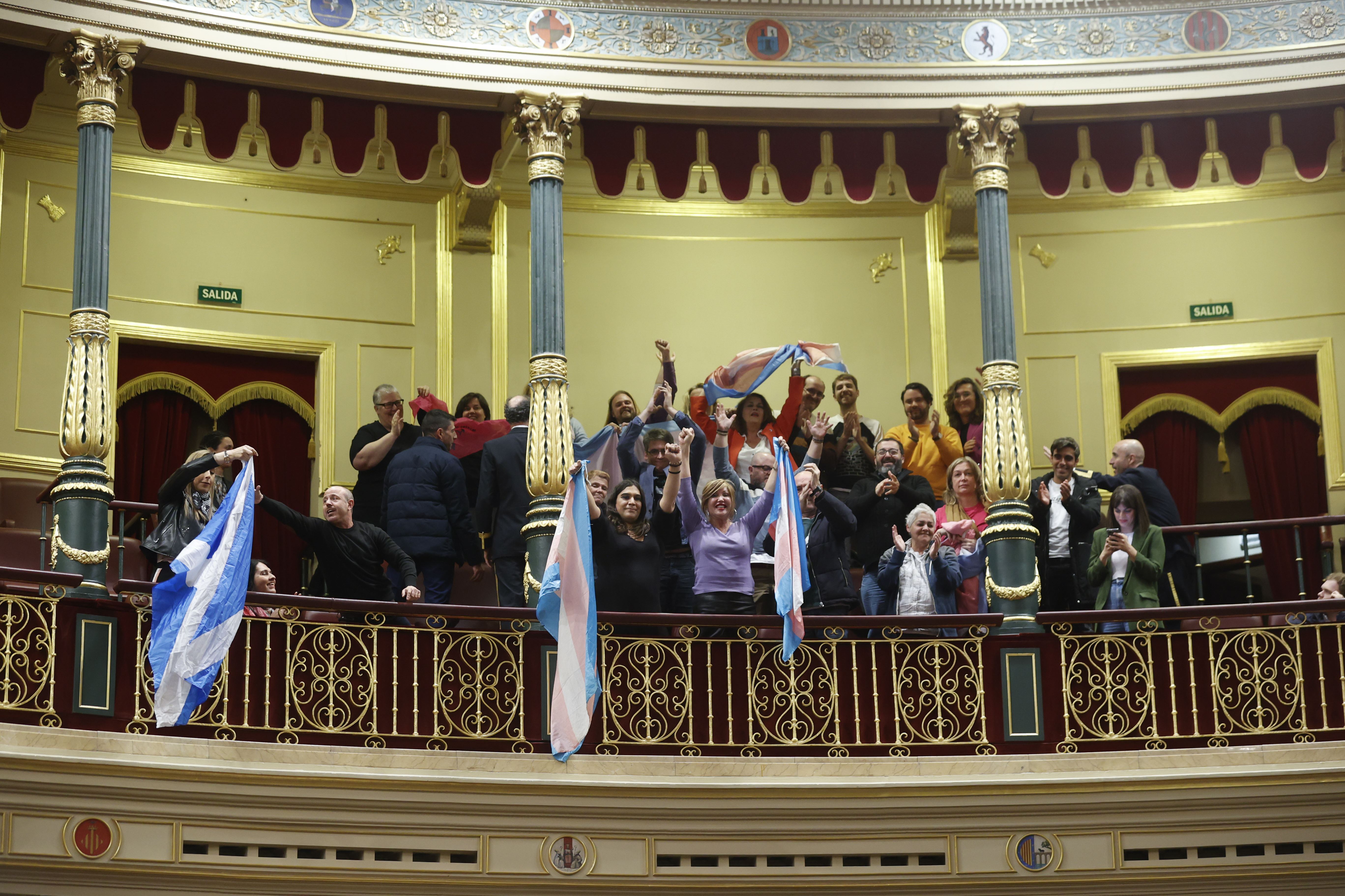 colectivo LGTBI la Ley Trans Congreso
