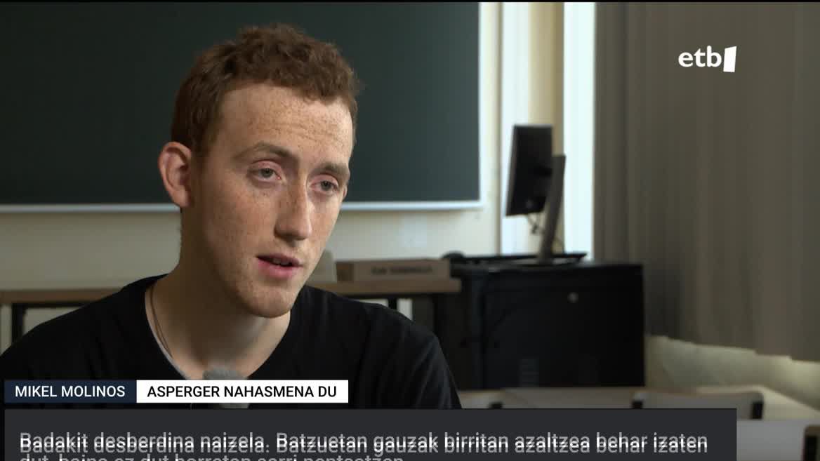 Autismo espektroaren barruan sartzen da Asperger sindromea. Oro har, zailtasunak dituzte harremanak izateko, hainbat giza-gaitasun garatu gabe dituztelako.