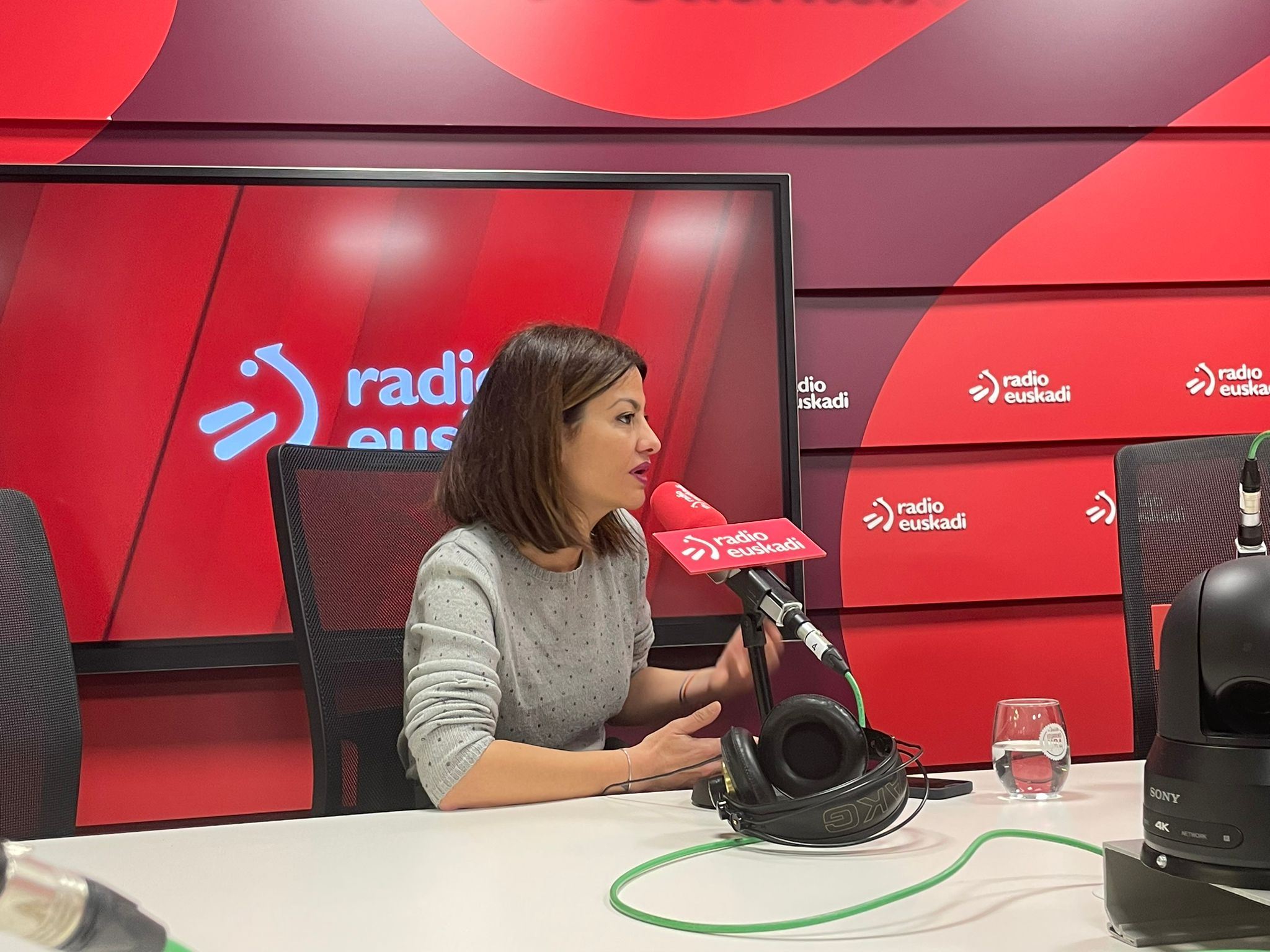 Sira Rego, portavoz federal de Izquierda Unida y eurodiputada de Unidas Podemos. Foto: EITB Media