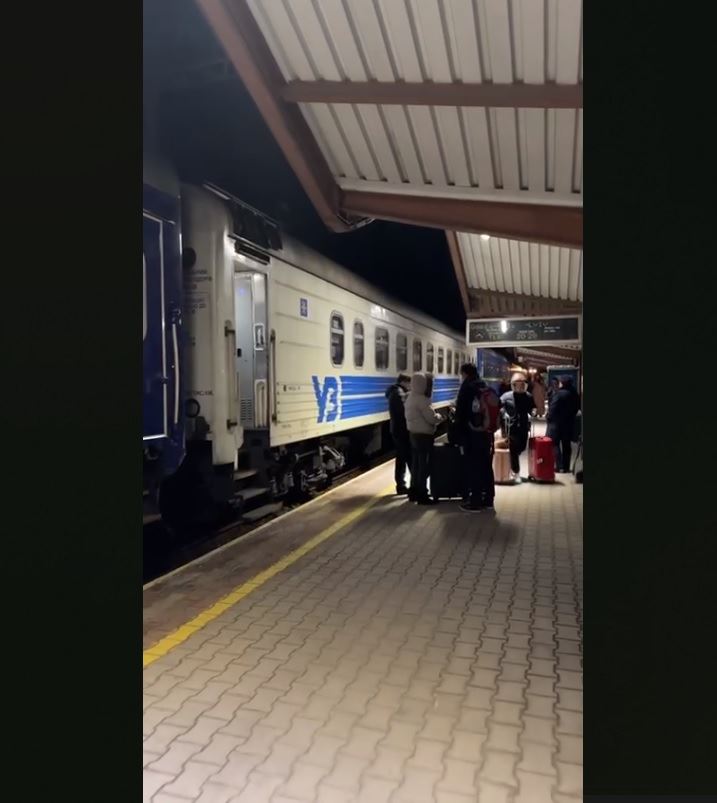 El tren rumbo a Kiev. Foto: EITB Media
