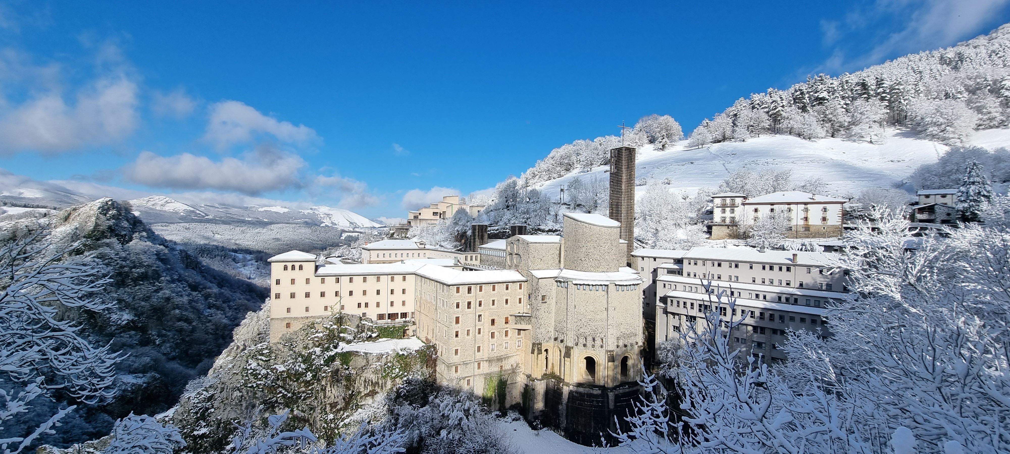 Arantzazu, Oñati, elurra, nieve, negua, invierno