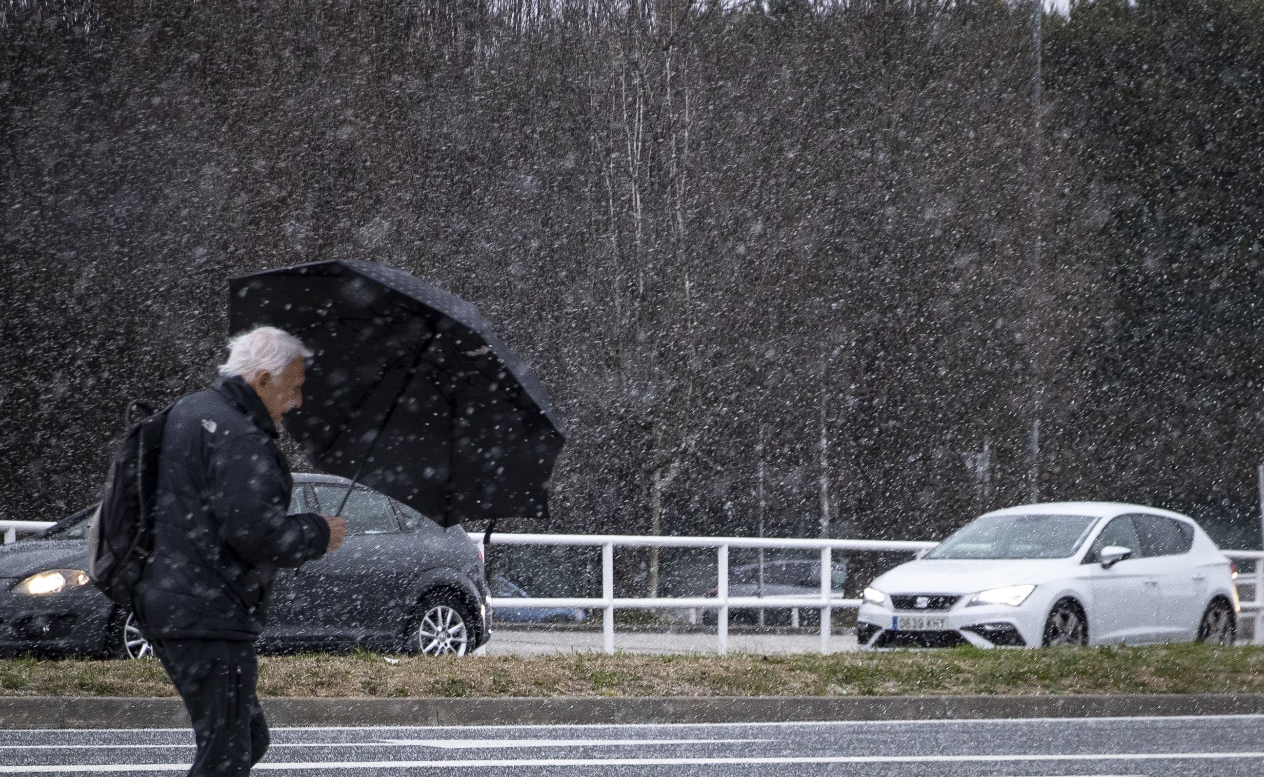donostia san sebastian elurra nieve efe
