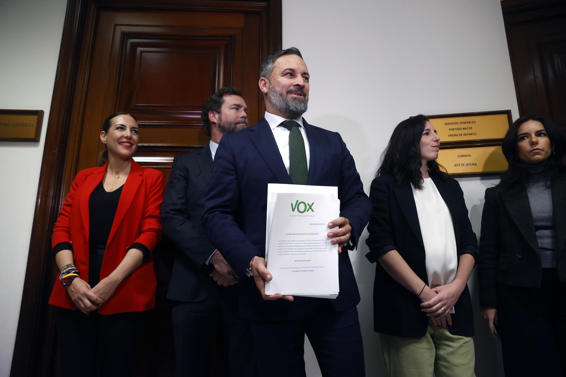 Zentzura mozioa Santiago Abascal mocion de censura 