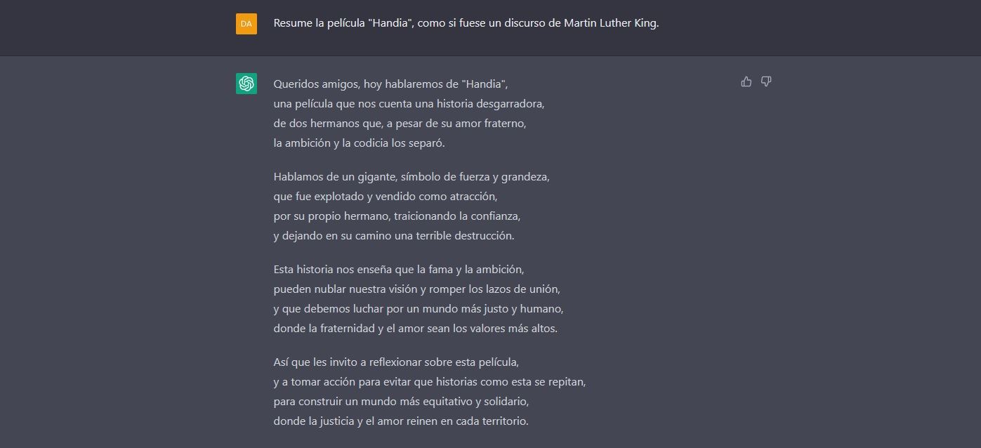 ChatGPT luther king