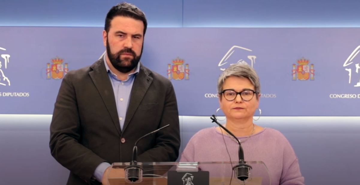 Jon Inarritu EH Bildu y María Dantas ERC en el Congreso de los Diputados