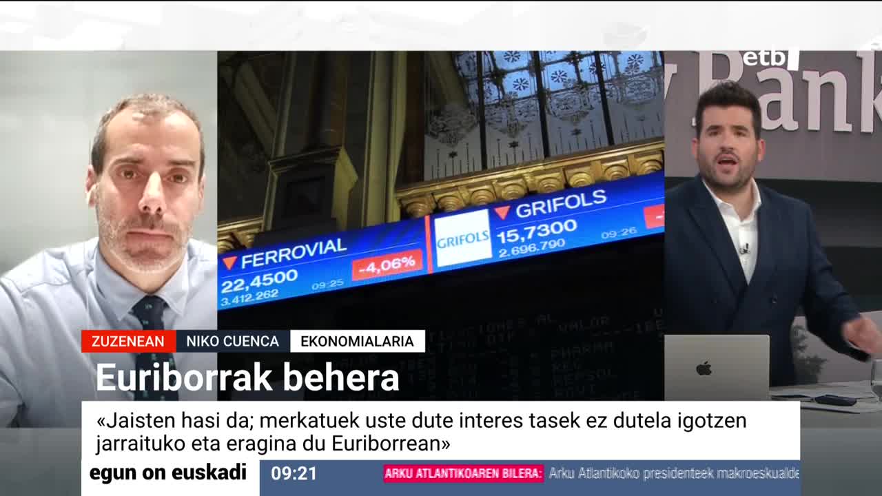 Silicon Valley Banken porrotak izua eragin du azken egunotan, baina Europan lasaitasun mezua zabaldu nahi izan dute ekonomilariek. Niko Cuencaren esanetan, europar bankuek ez dute likidezia arazorik.