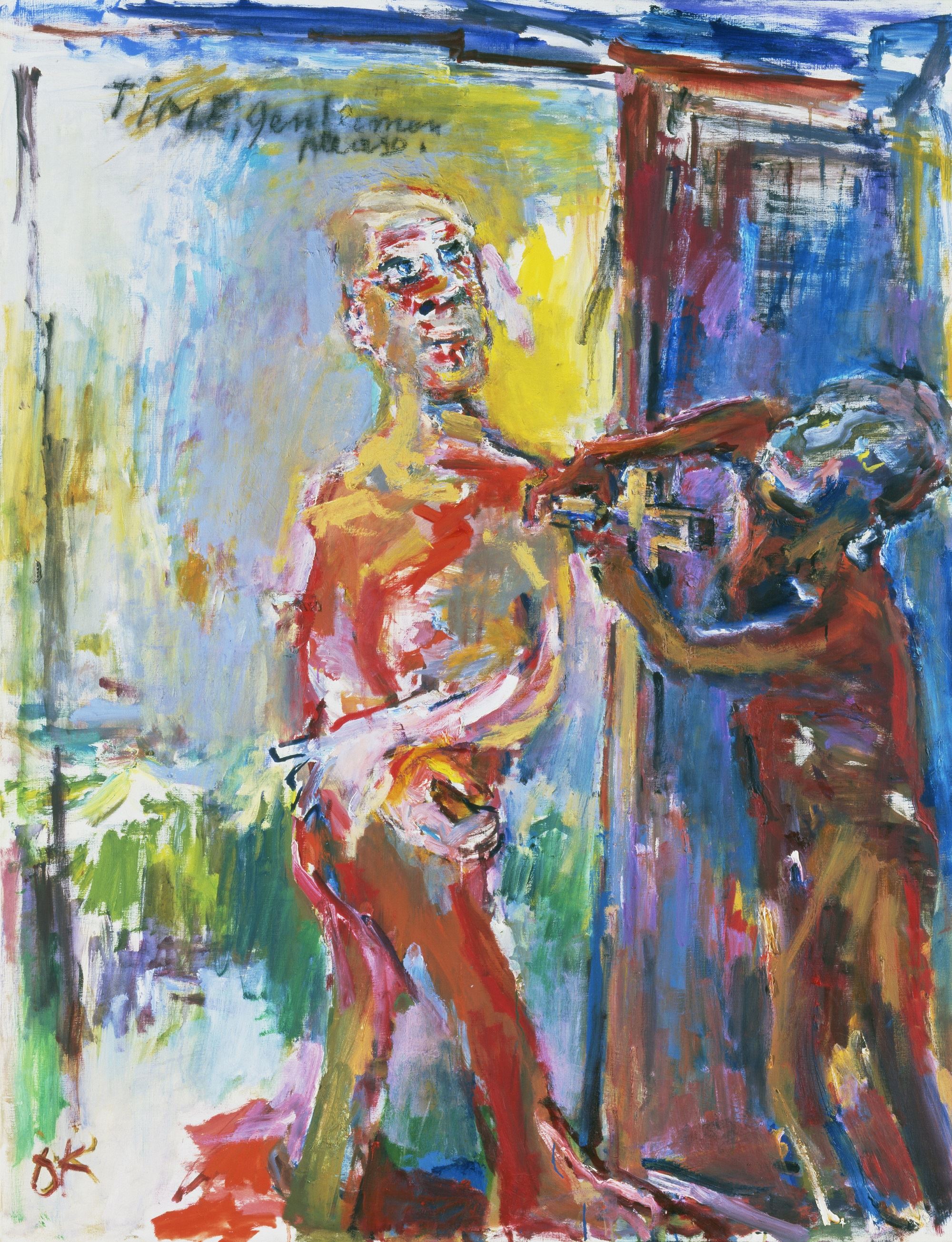 Oskar Kokoschka "Time Gentleman Please" © Fondation Oskar Kokoschka, 2023, VEGAP, Bilbo