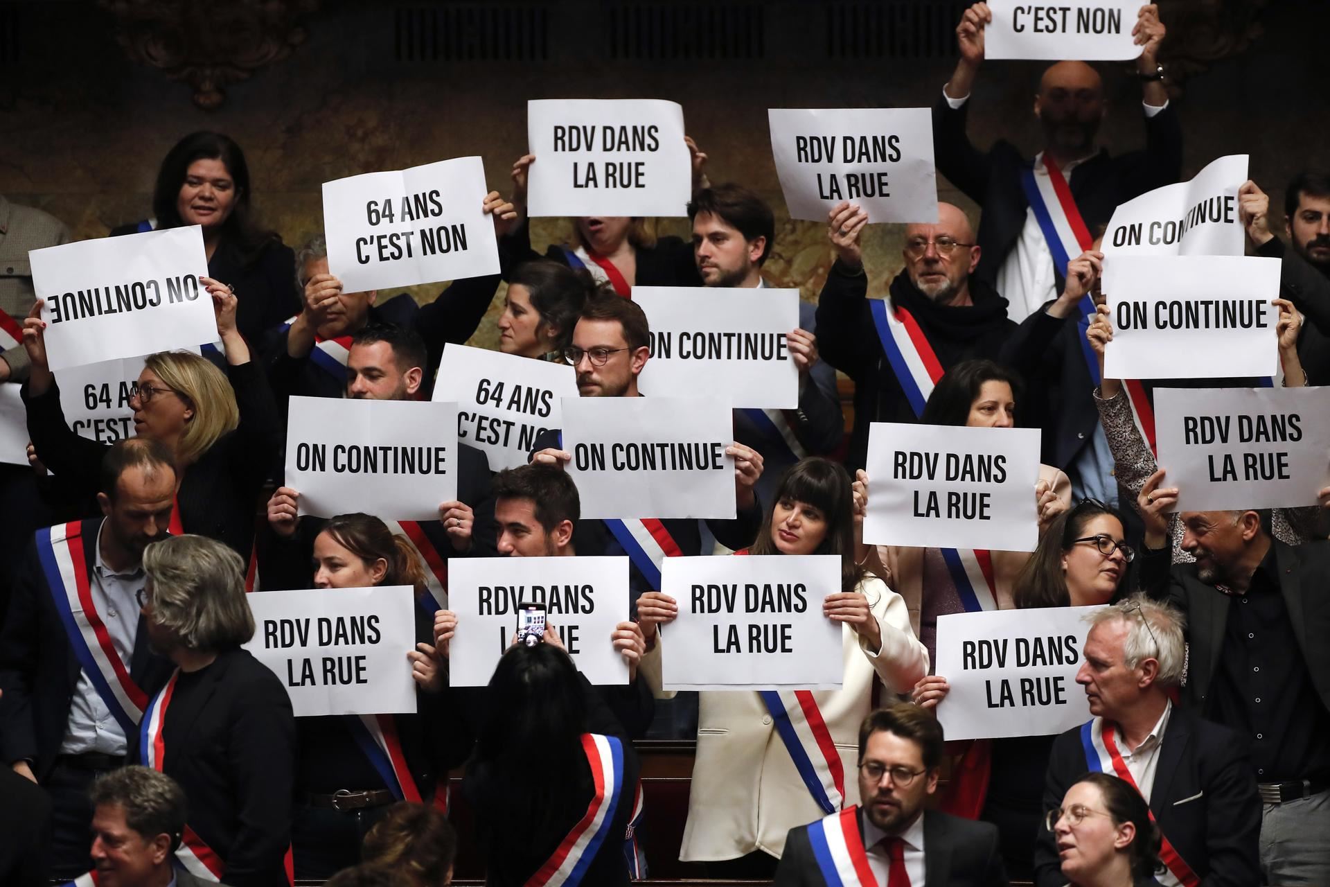 Francia, reforma de las pensiones.
