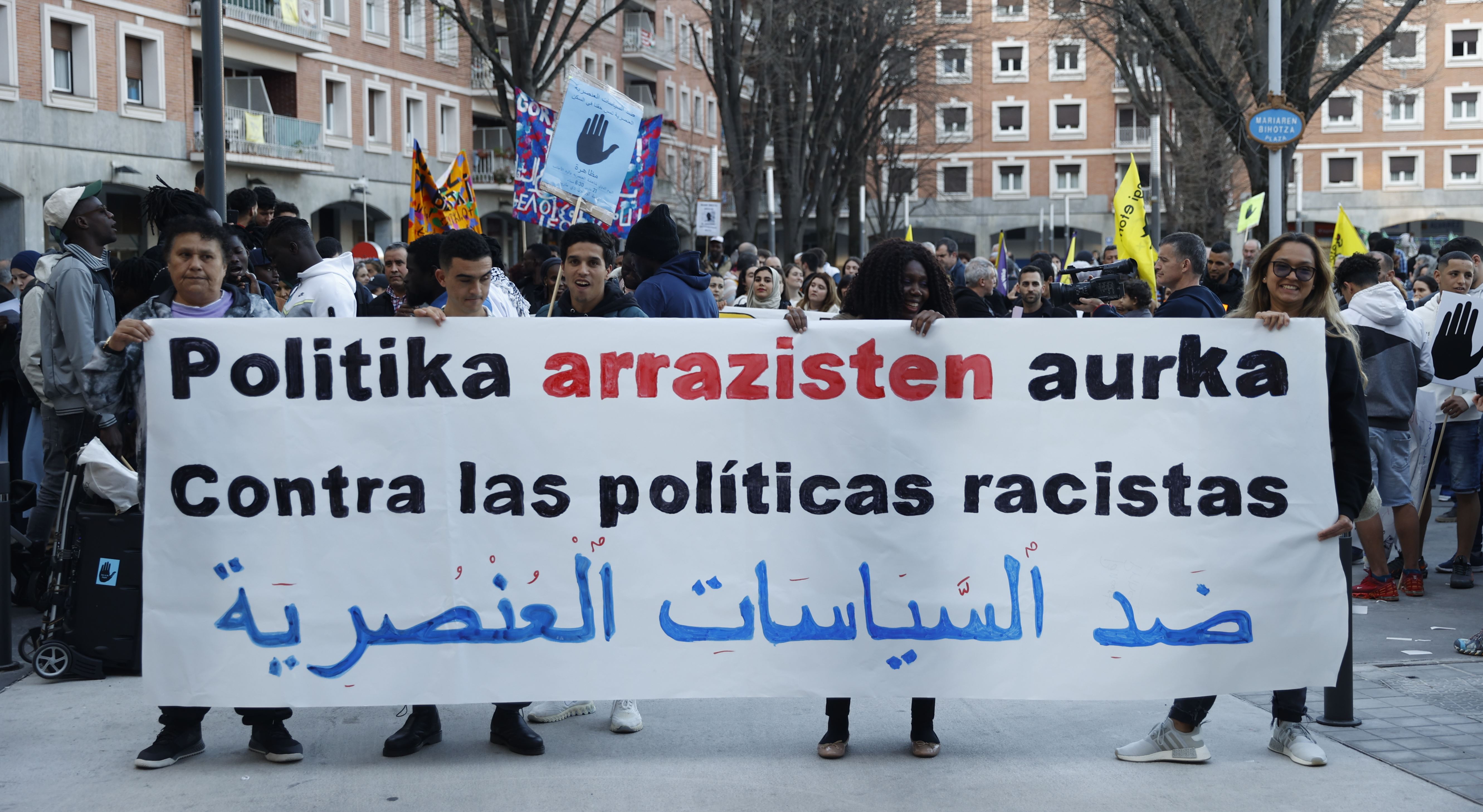 manifestacion racismo Bilbao efe