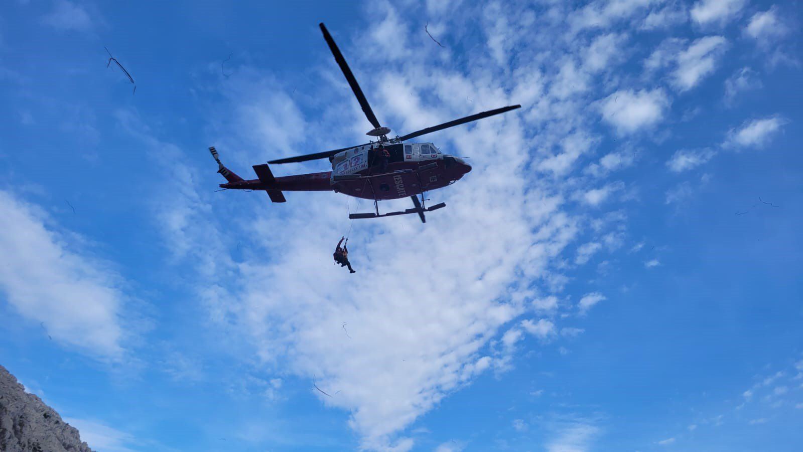 Helicóptero de rescate de Emergencias Cantabria