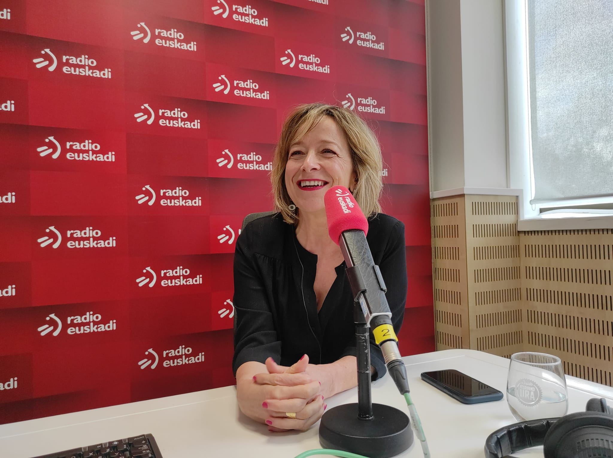 La candidata del PNV a diputada general de Gipuzkoa, Eider Mendoza. Foto: EITB Media