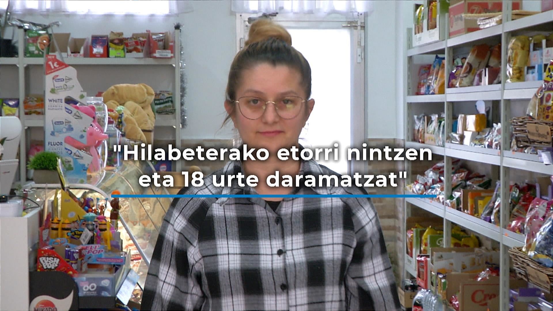 Saretzen Melania esaldia EUS