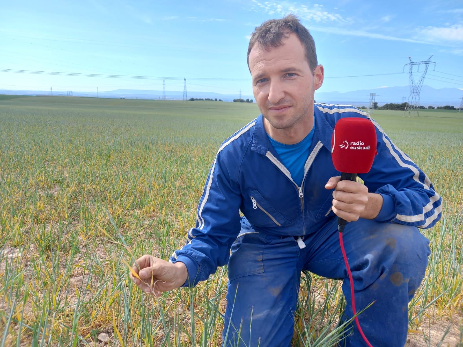 David Navarro, agricultor de Tudela.