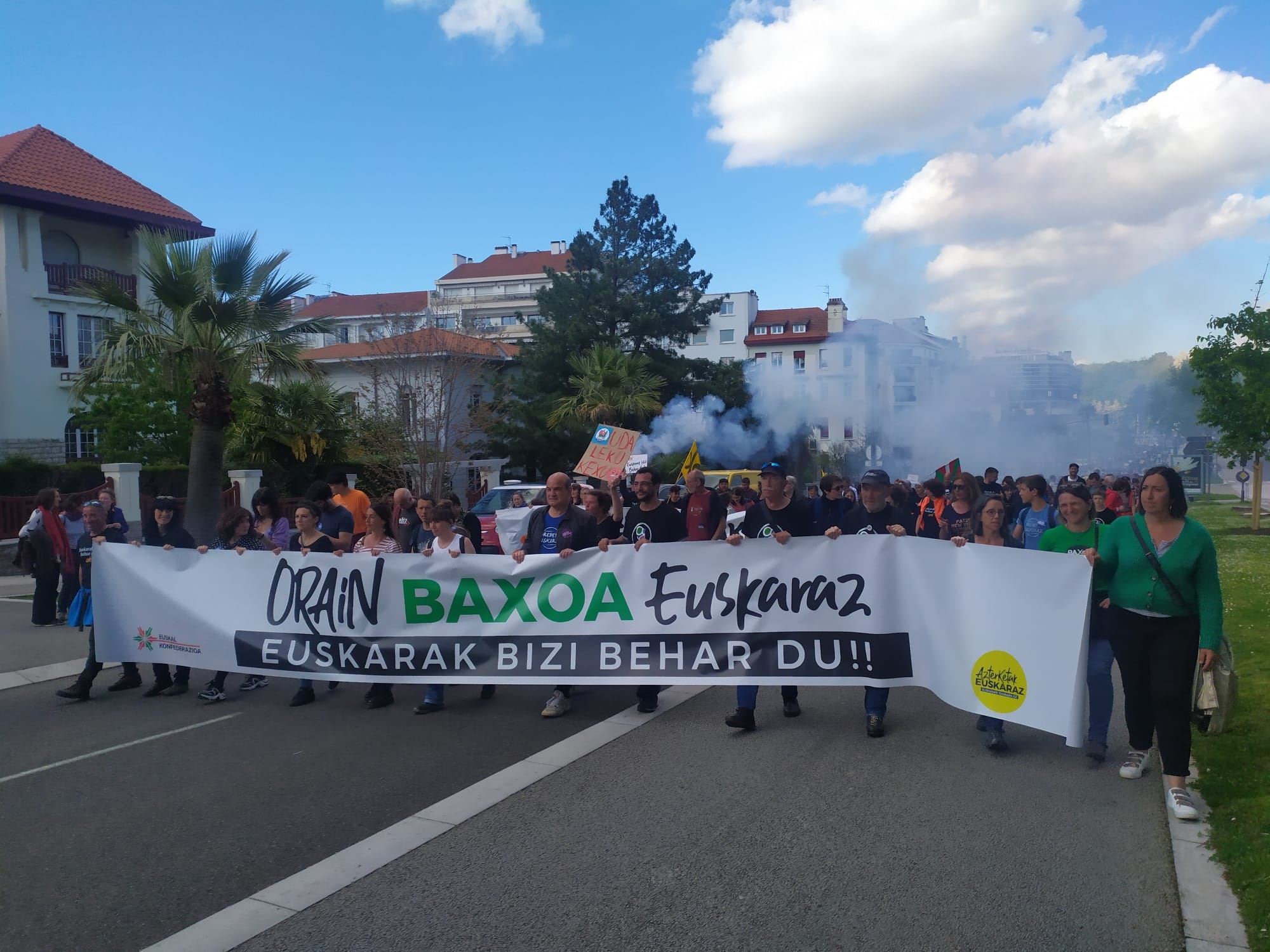 Baiona Euskara manifestazioa Aitor Sagarzazu