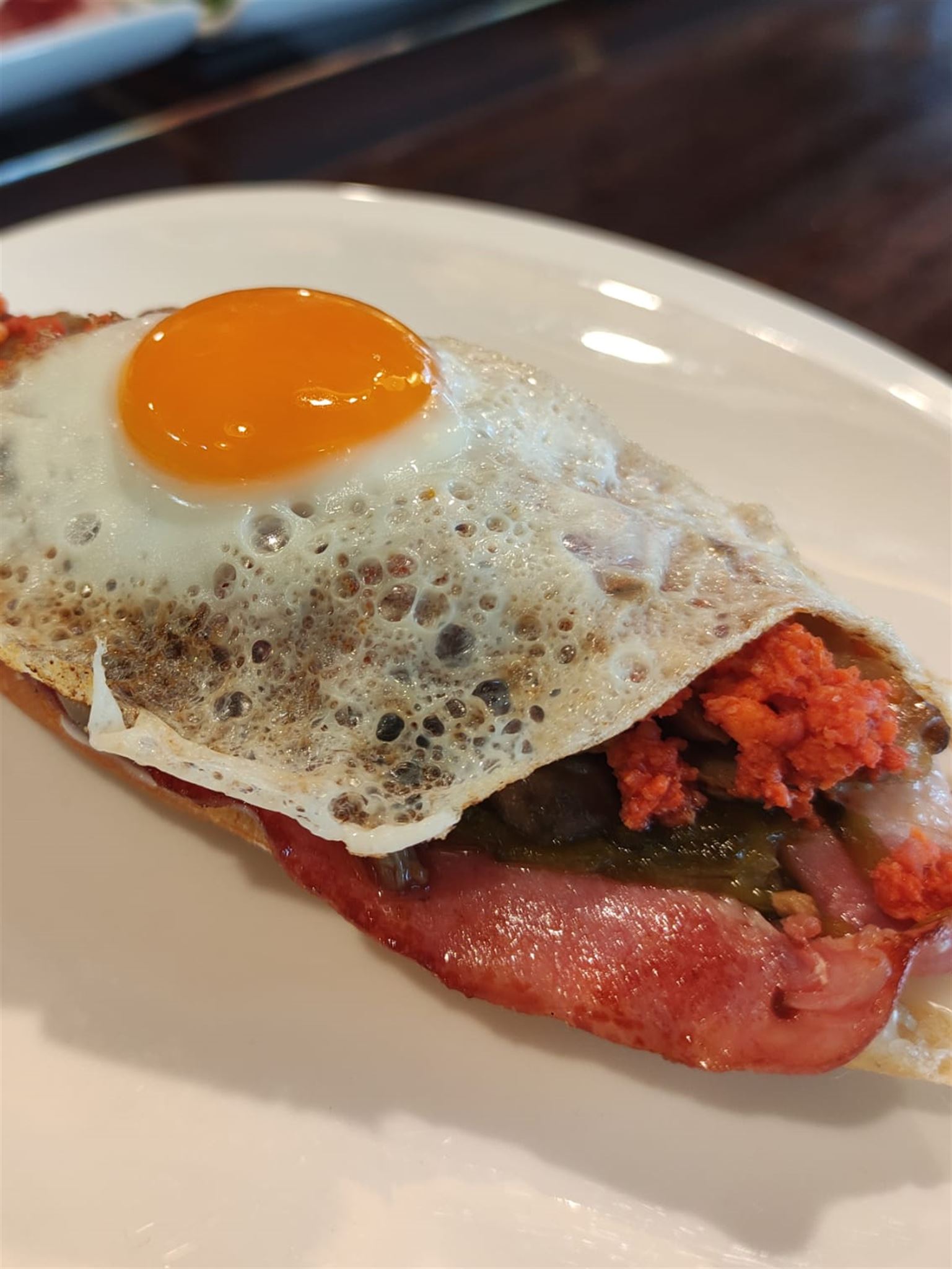 Picadillo con huevo de codorniz del Bar Xirgu