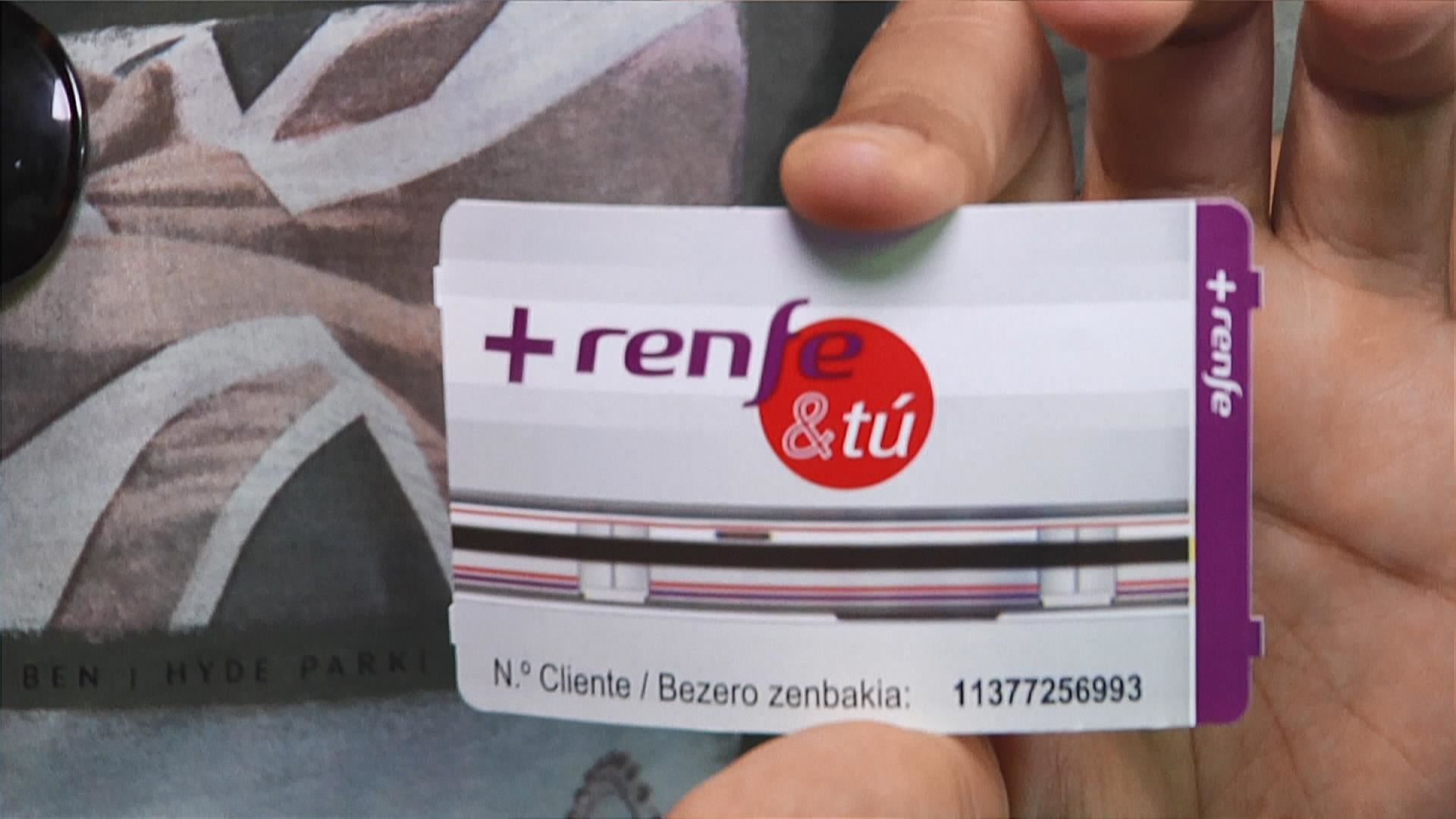 Renfe txartela