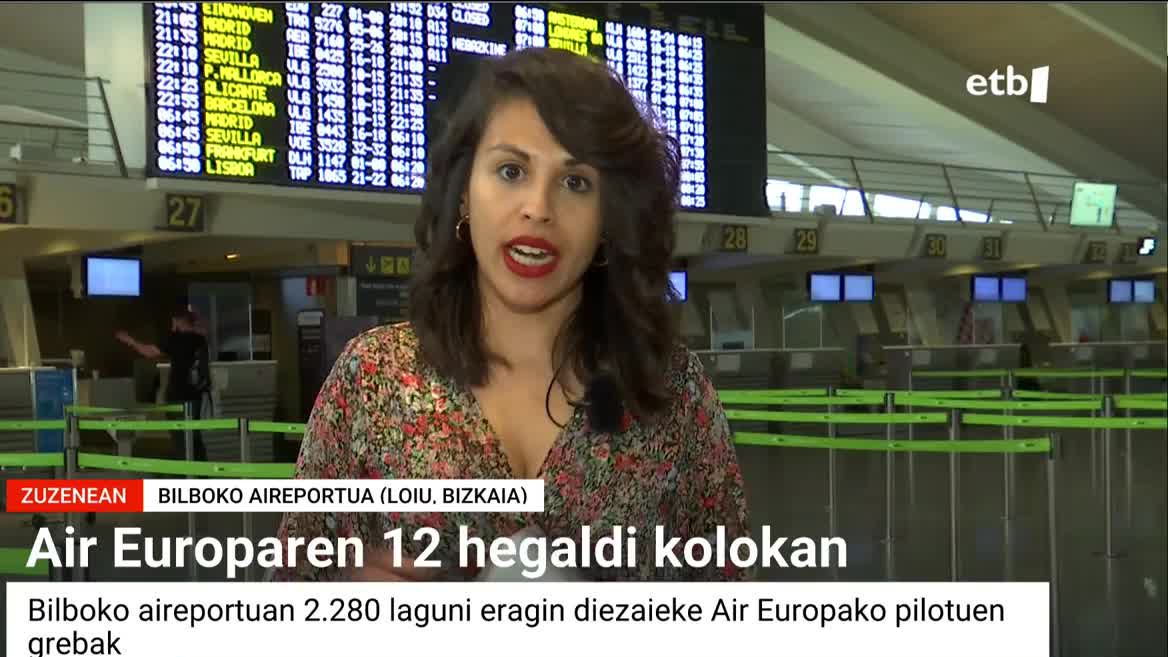 Maiatzaren lehenarekin batera hasiko da bihar Air Europako pilotuek lan baldintza hobeak eskatzeko Espainiaok Pilotuen Sindikatuak (SEPLA) deitutako greba eta horrek eragina izango du gure aireportuetan. 2.280 bidaiariri eragin diezaieke greba horrek Loiun.