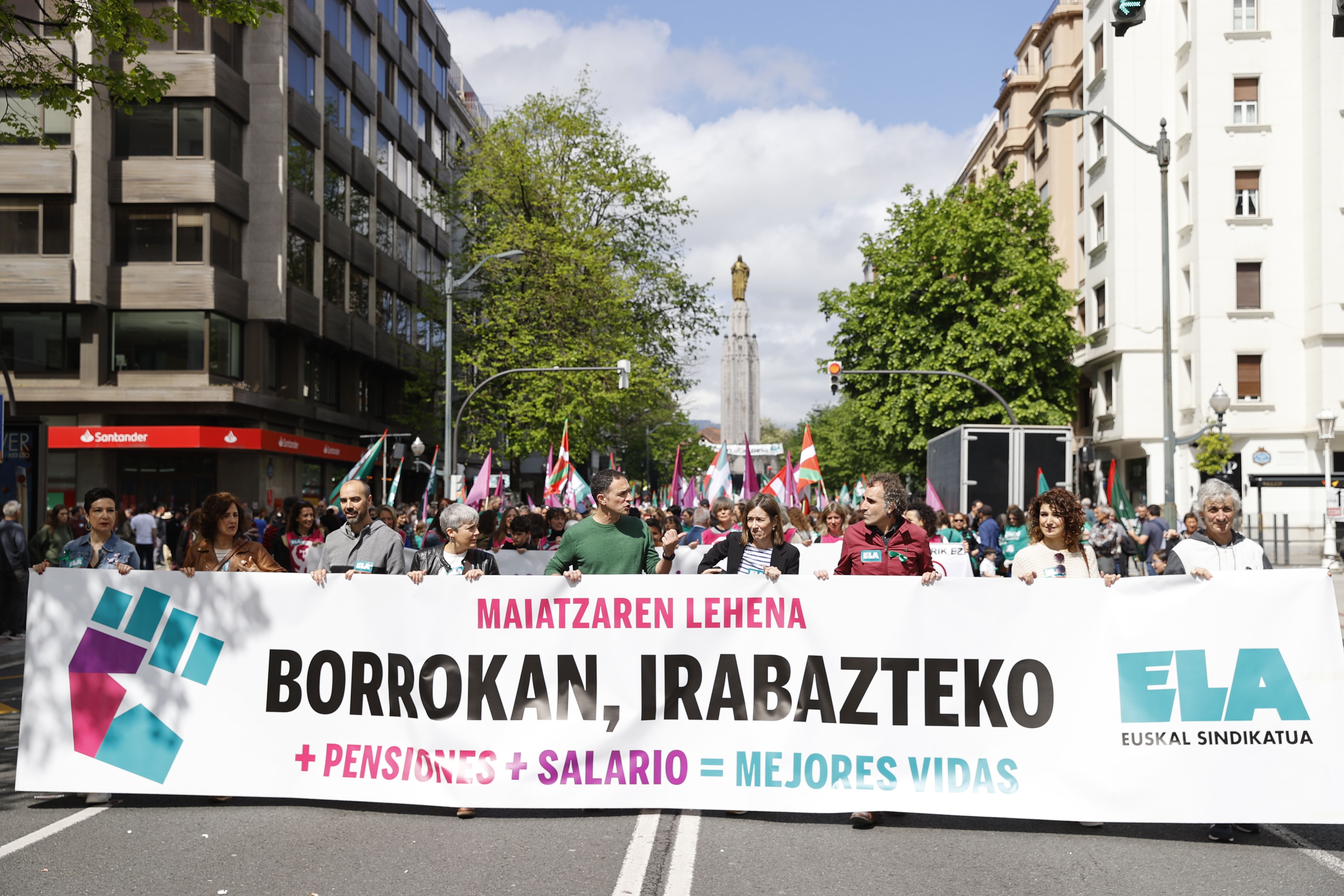 maiatzak 1 mayo bilbo bilbao ela efe