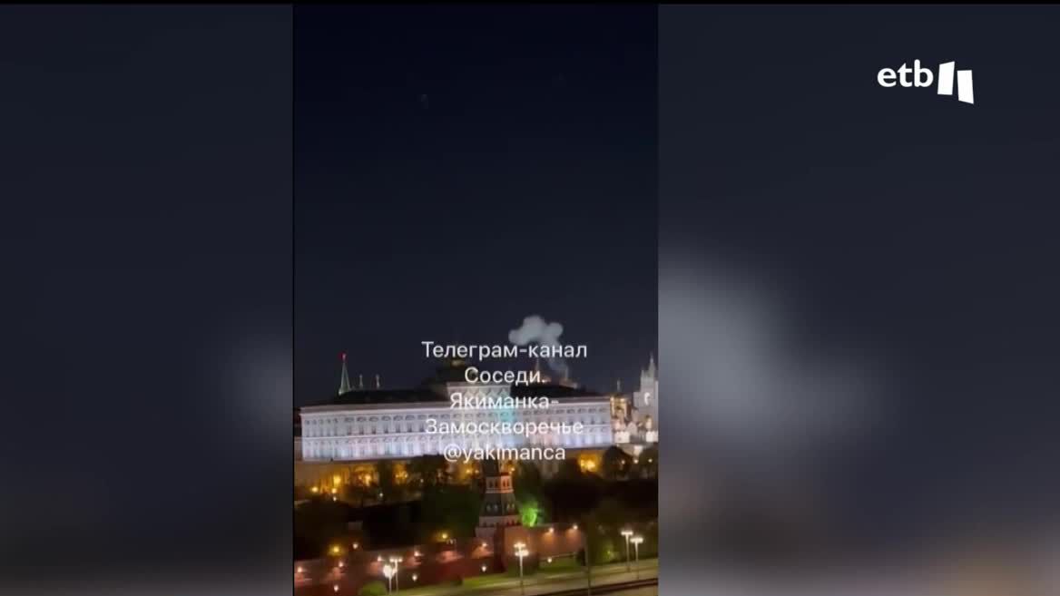 Moscú ha asegurado que ha derribado dos drones que tenían como objetivo atacar el Kremlin y asesinar al presidente Vladimir Putin.