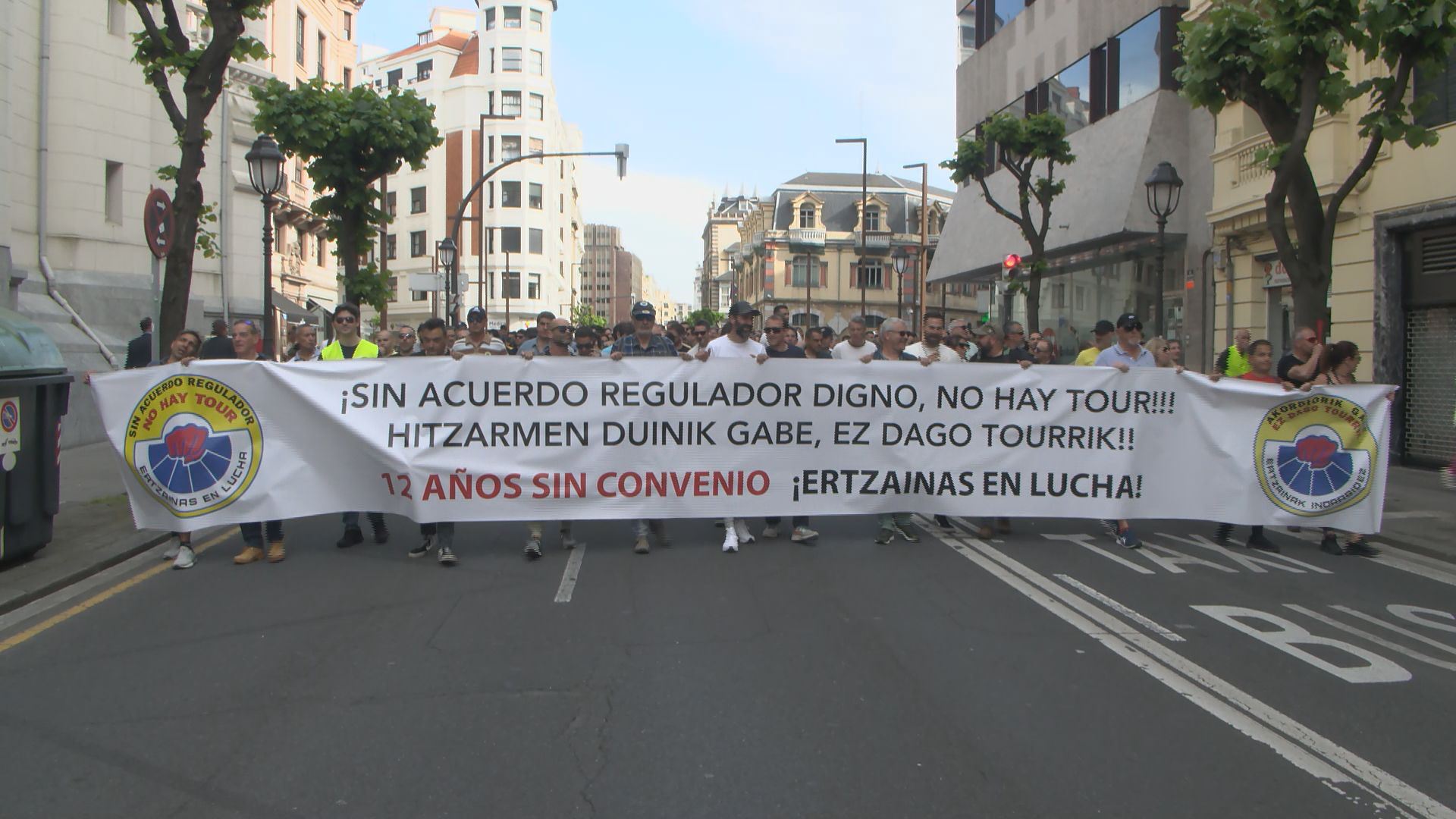 ertzaintza manifestazioa bilbao