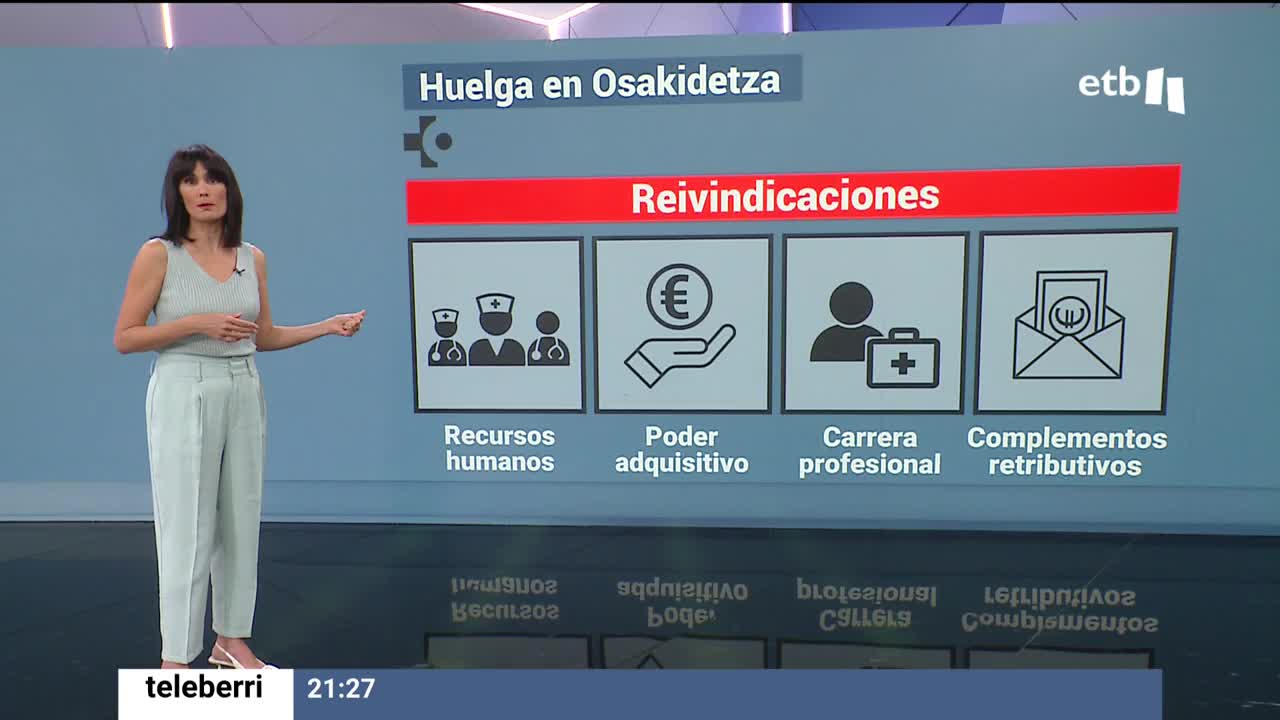 Los cerca de 42300 trabajadores con los que cuenta Osakidetza en todos sus centros están llamados mañana y el viernes a salir de nuevo a la huelga para denunciar el "desmantelamiento" de la sanidad pública.