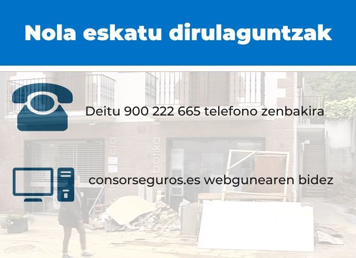 nola eskatu dirulaguntzak Aseguru Partzuergoan