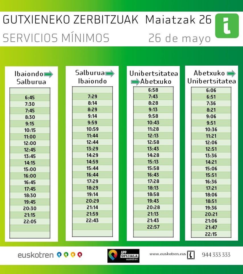 zERBITZU MINIMOAK