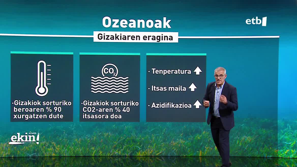 Ozeanoen Mundu Eguna izango da ekainaren 8an. Ozeanoek eta itsasoek osatzen dute lurraren % 71 eta uraren % 97 ozeanoetan aurkitzen da. Gizakiok sorturiko beroaren % 90 ozeanoek xurgatzen dute eta ondorioz tenperatura eta itsas maila hazi egiten dira.