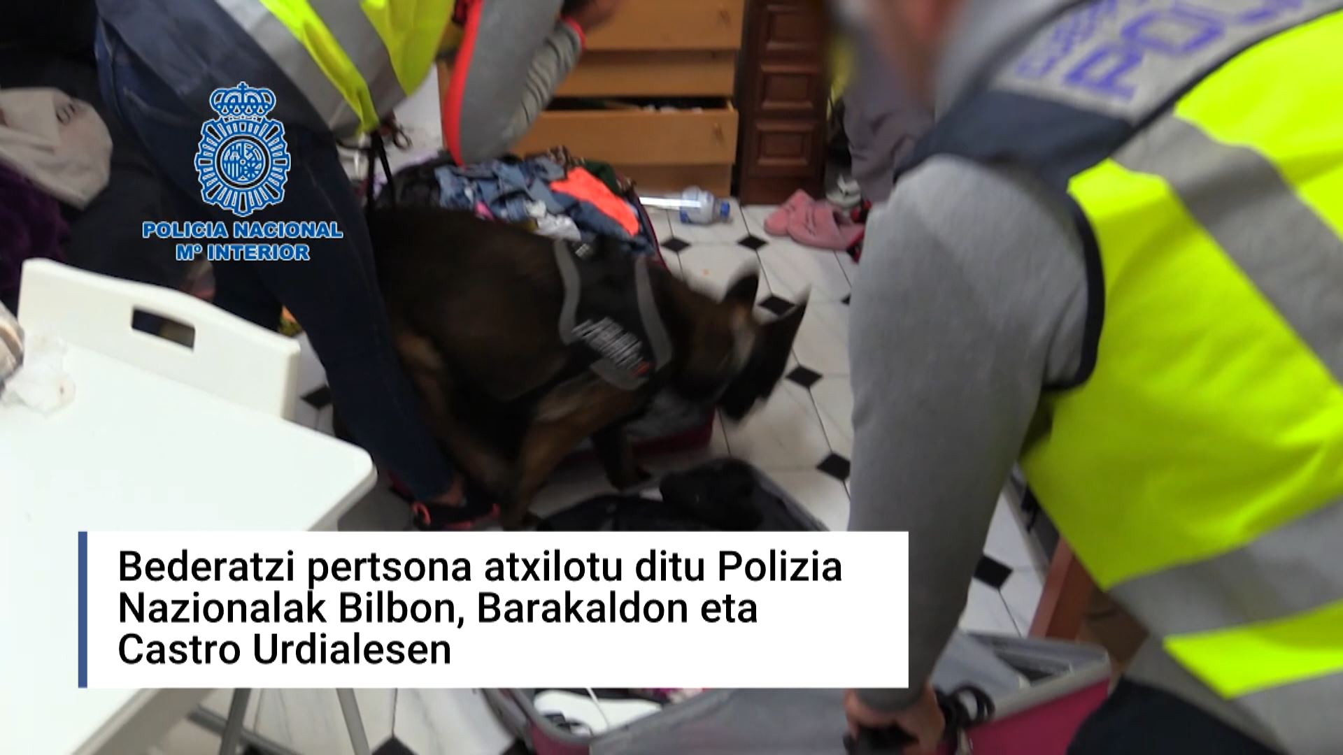 Sexu esplotazio Bilbon, bilbo, atxiloketak