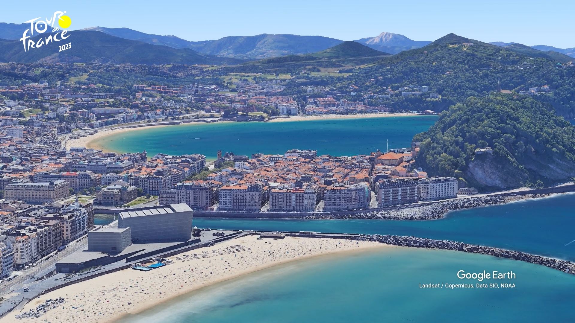 donosti tourra Google Earth