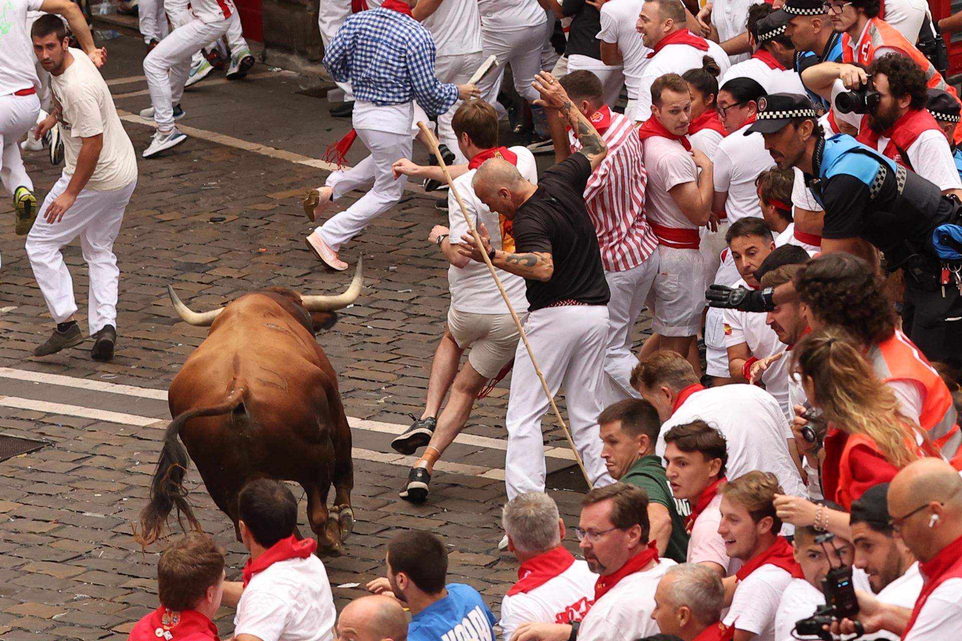 encierro entzierroa san fermin pamplona iruñea 7 julio uztaila efe