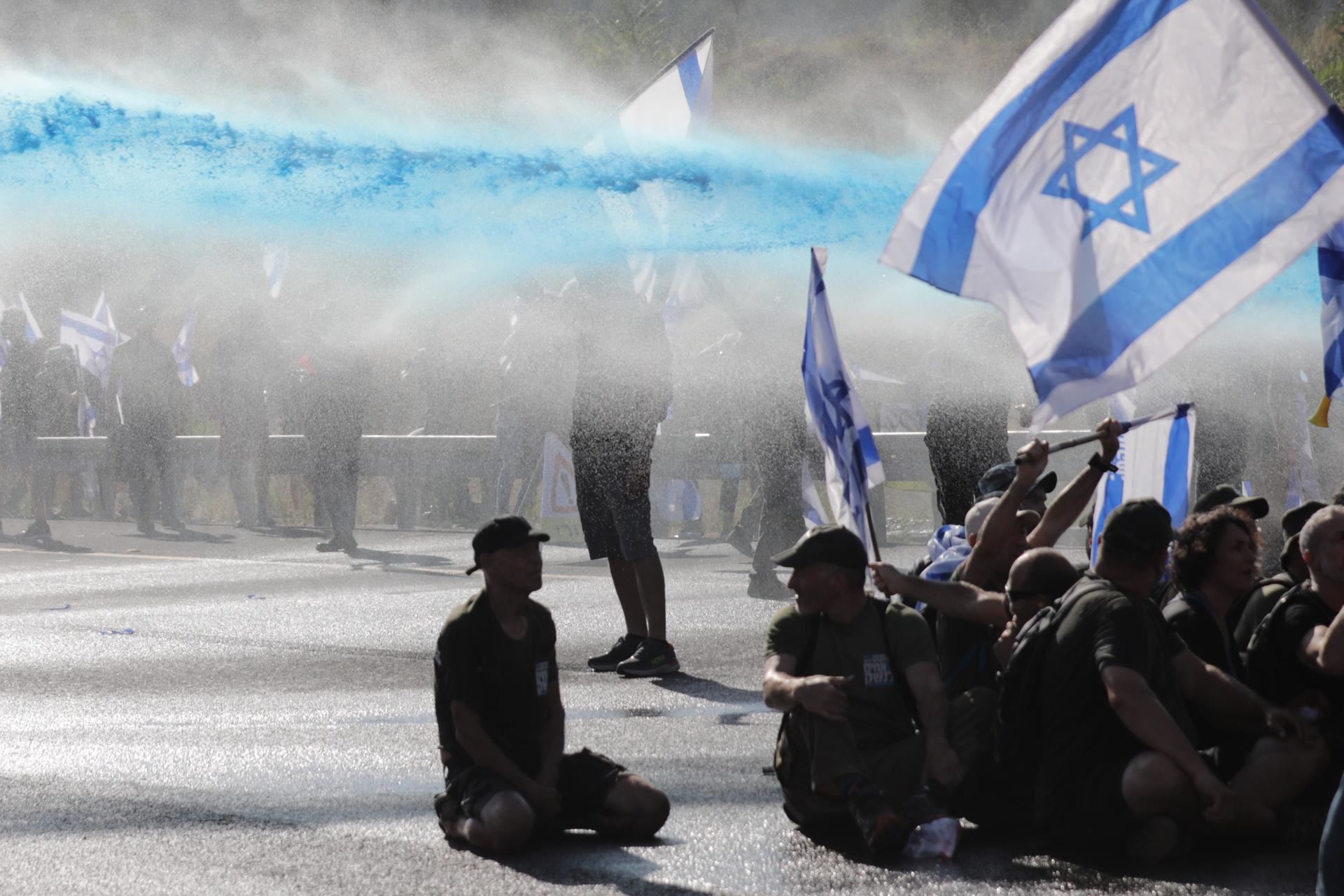 israel protesta autopista efe