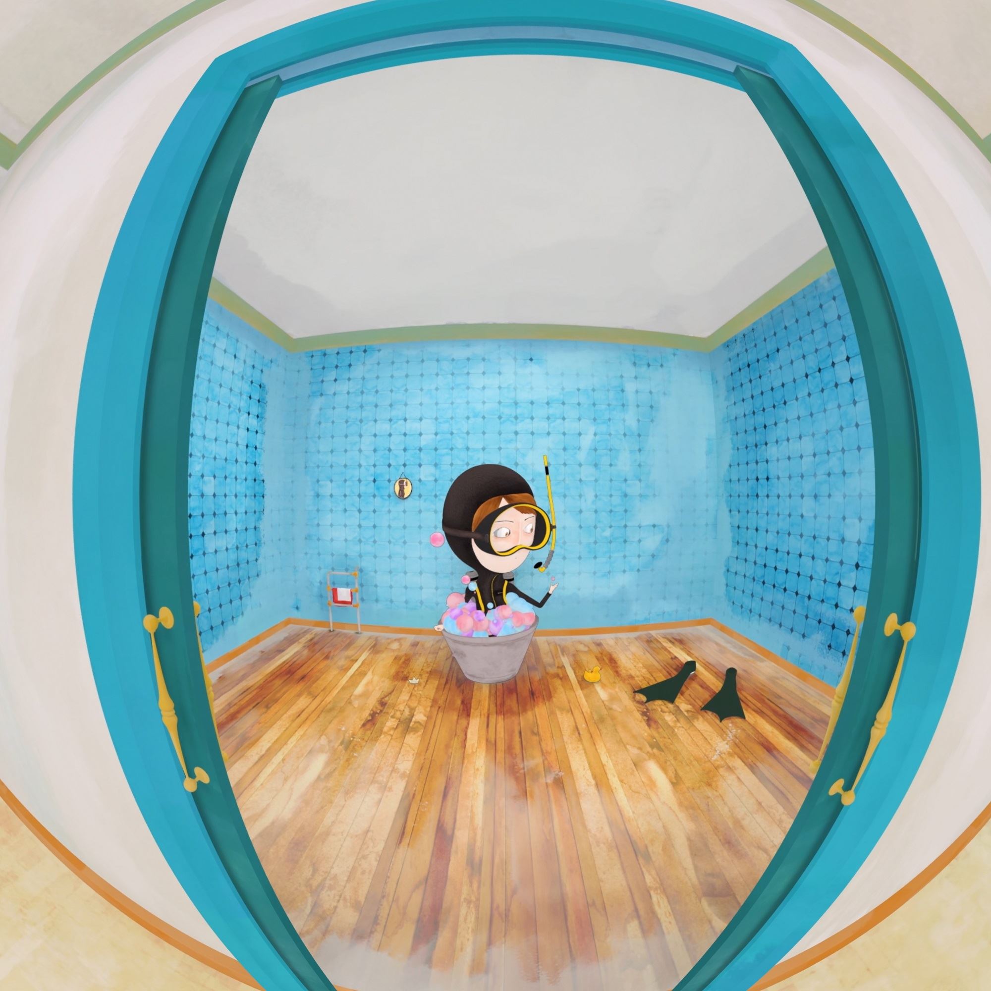 "Mujer buzo" Silvia Sánchez "Emakume urpekaria"