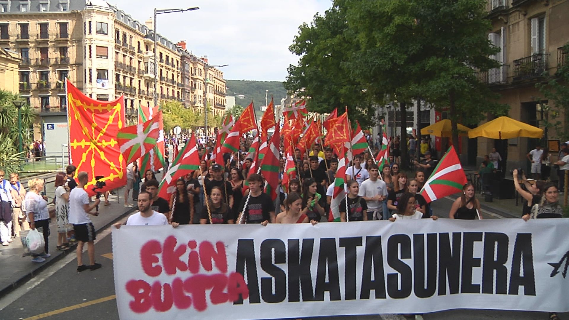Ernai manifestazioa Donostia