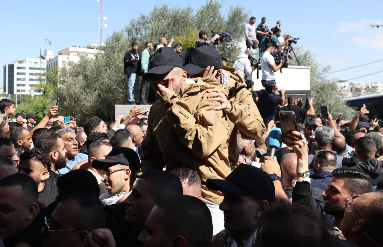 Presos en Cisjordania.