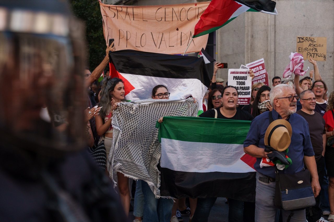 Protestas en la última etapa