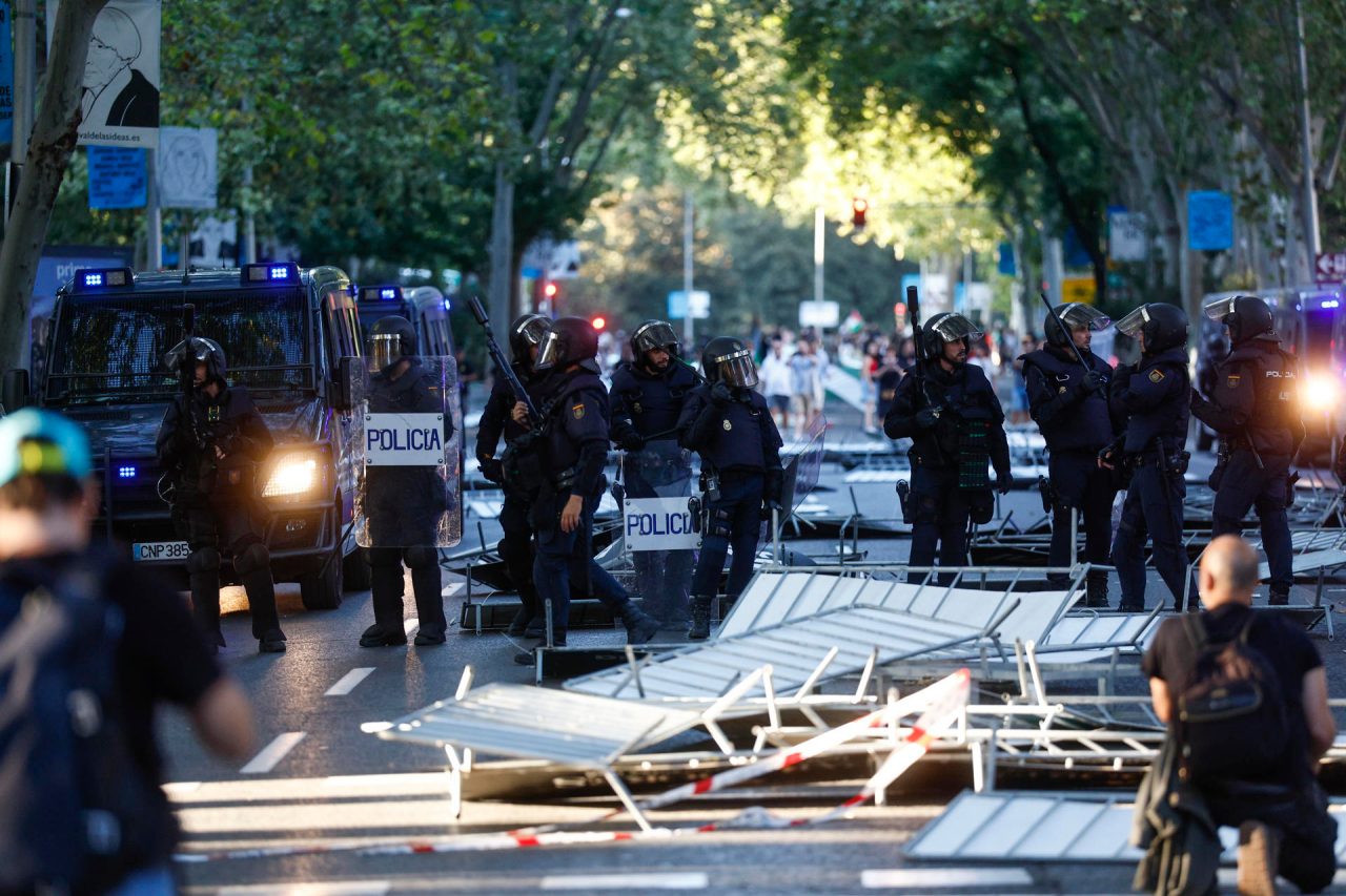 Protestas en la última etapa