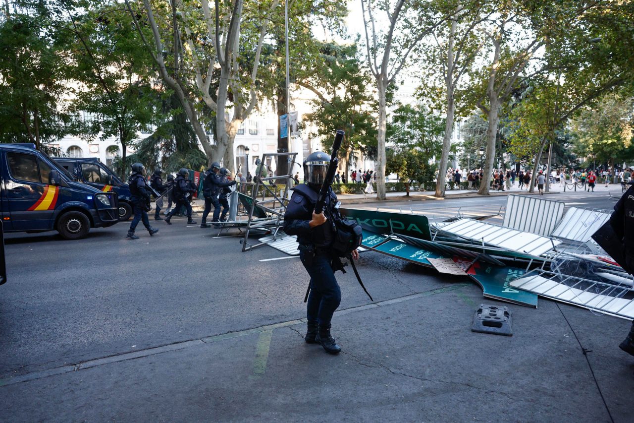 Protestas en la última etapa