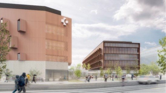 Futuro edificio de consultas externas de Basurto. Foto: Departamento de Salud